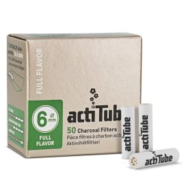 Filtres Acti Tube Extra Slim charbon 6mm