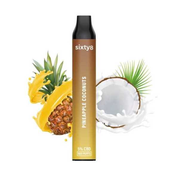 Puff CBD Ananas Coco sans nicotine