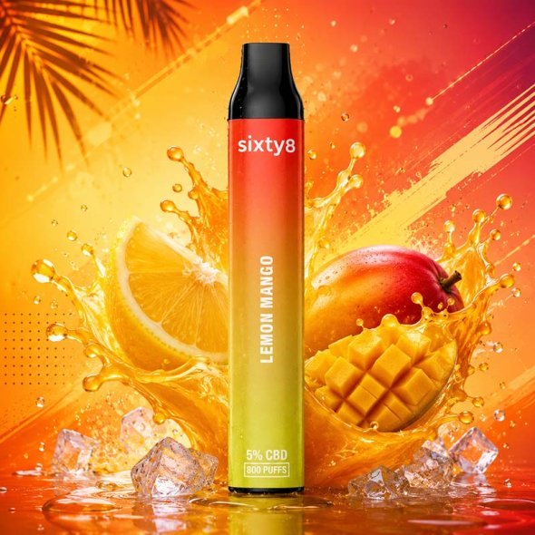 Puff CBD Lemon Mango sans nicotine