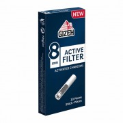Pack 5 boites Filtres charbon actif Gizeh 8mm