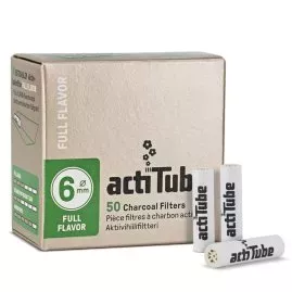 Filtres Acti Tube Extra Slim charbon 6mm