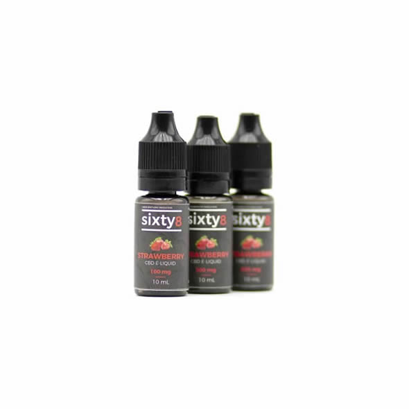 E-liquide CBD Sixty 8 - STRAWBERRY